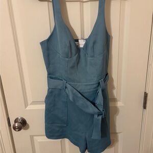 Celeste Blue Jonathan Simkhai Romper